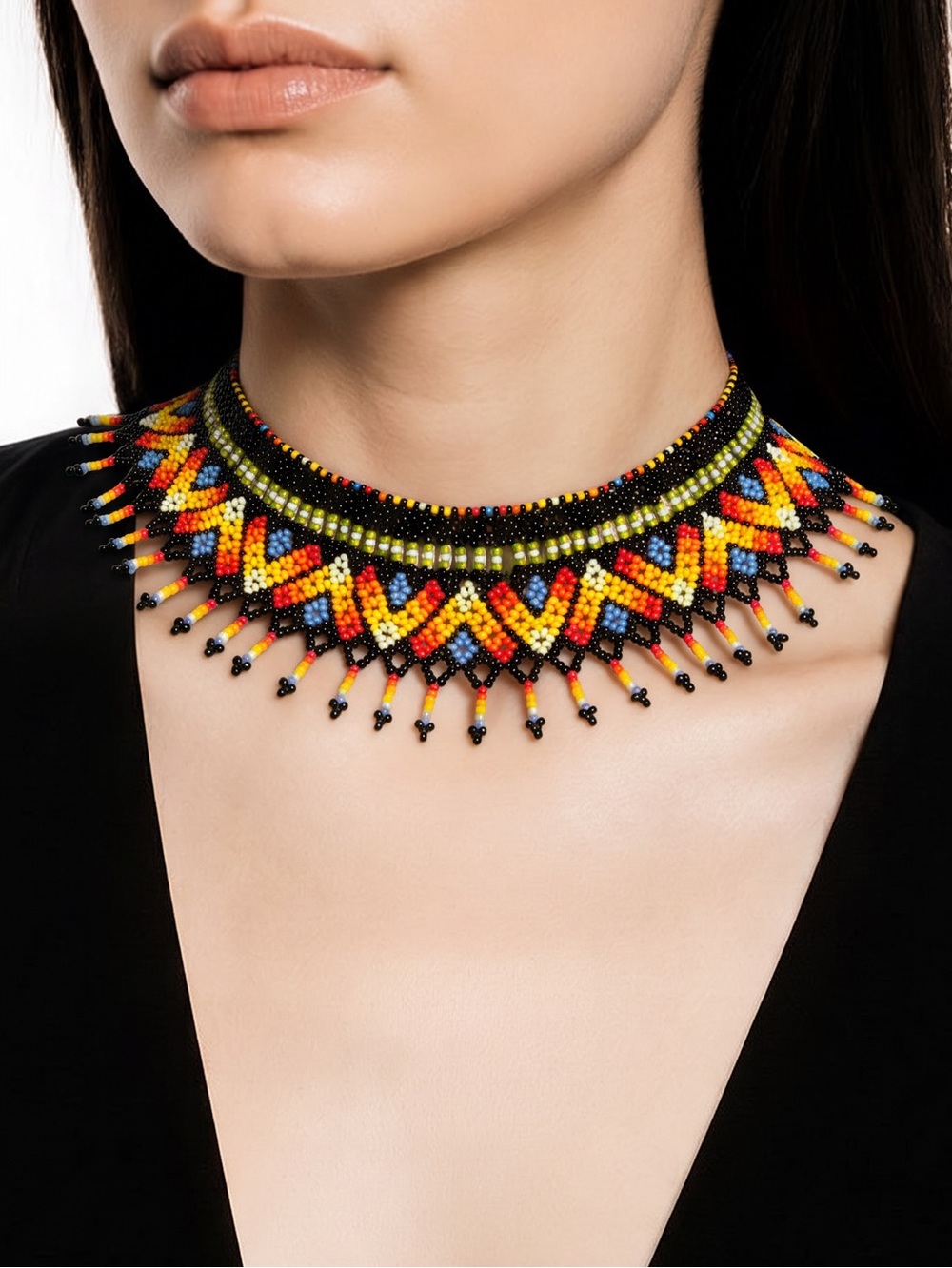 Handcrafted Beaded choker